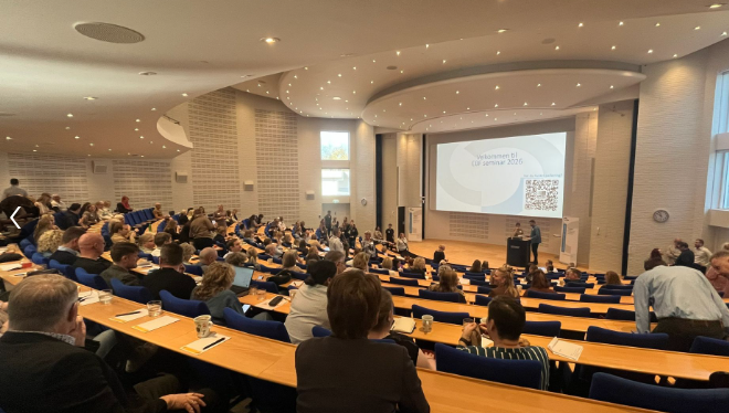Deltagere samlet i auditoriet ved EBF Seminar 2026